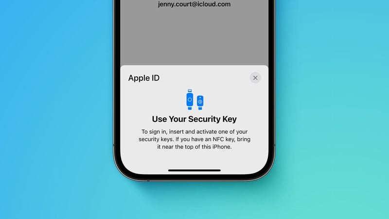 福贡苹果手机维修分享iOS 16.3 新增的 Apple ID 的安全密钥有什么功能 