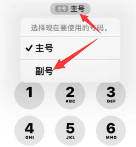 福贡苹果14维修店分享iPhone 14 Pro Max使用副卡打电话的方法 