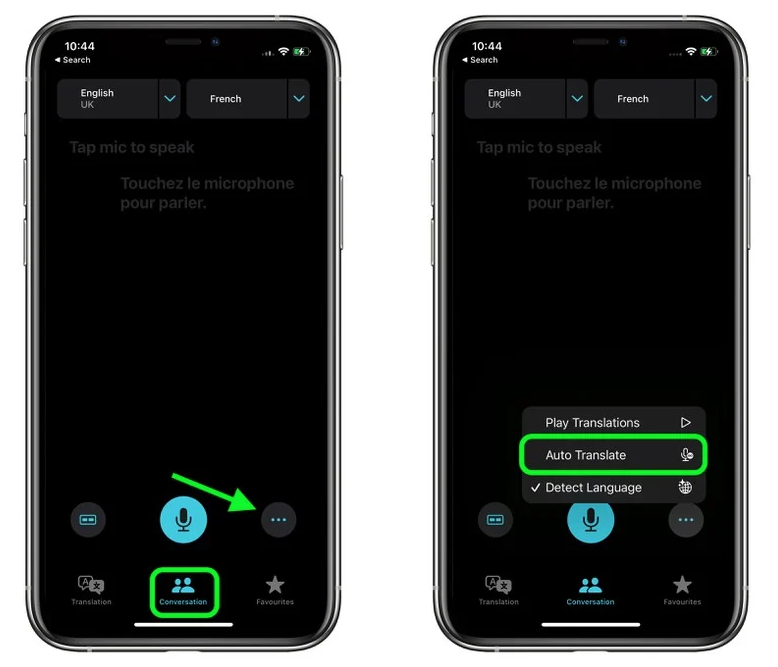福贡苹果手机维修分享iOS 15 “翻译” App 新改进 
