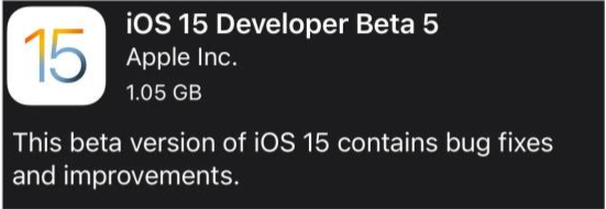福贡苹果手机维修分享如何升级到iOS15.0 beta5 